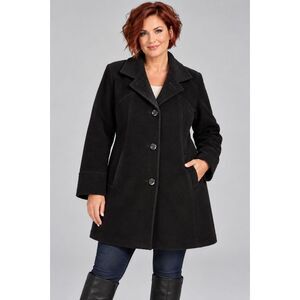 Jones New York Black Wool Alpaca Blend Coat Women’s Size 8